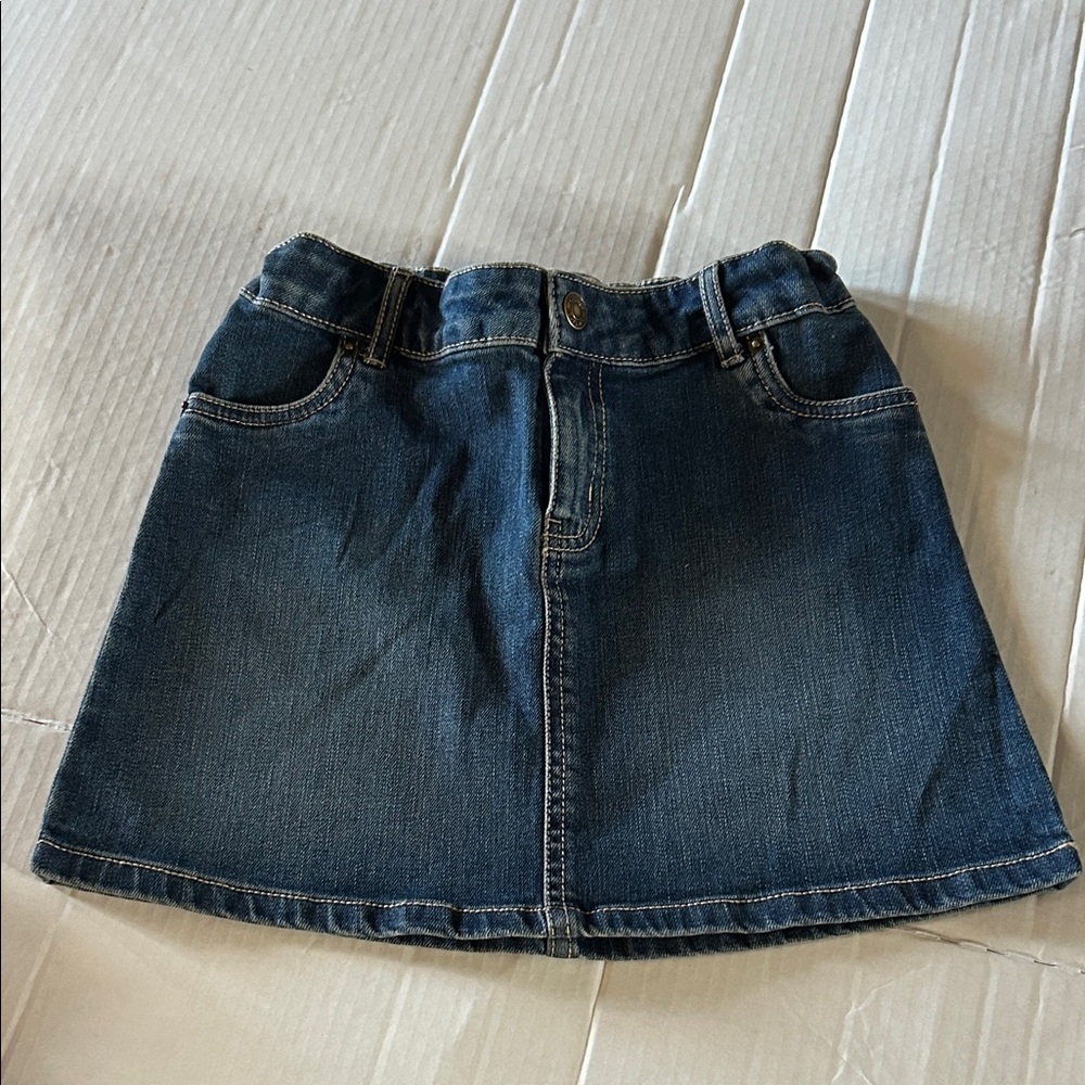 Carter's Dark Blue Denim Girls' Skirt